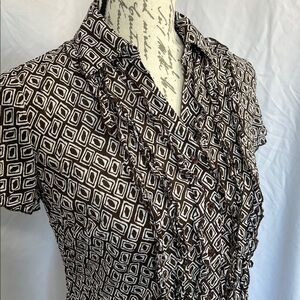 East 5th ruffled dress shirt